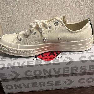 Converse CDG only worn once ! Just like BRAND NEW!